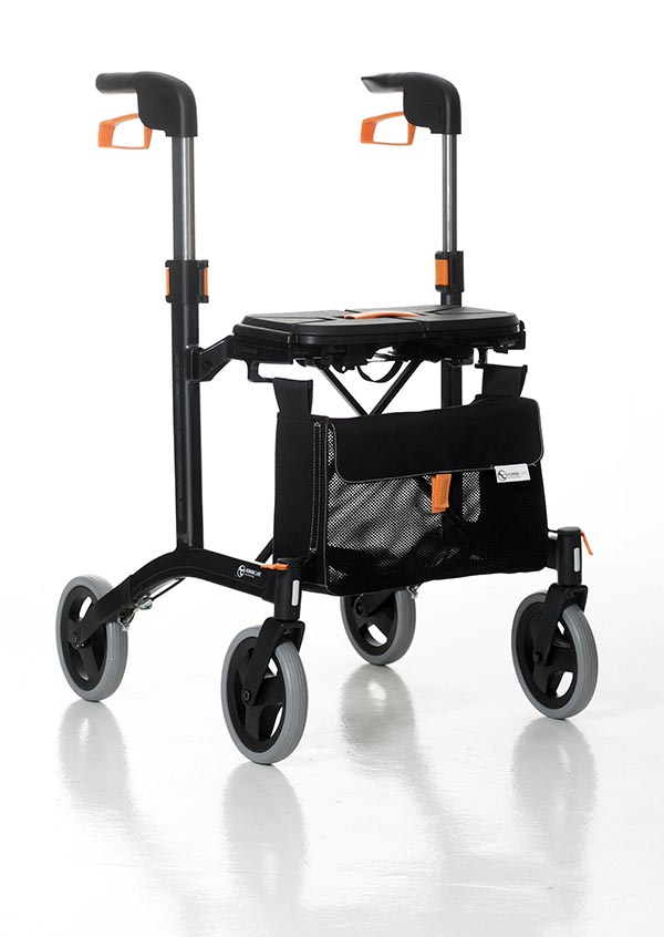 Rollator in schwarz